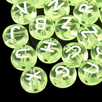 Transparent Acrylic Beads TACR-N002-04G-1