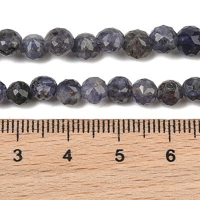 Natural Cordierite/Iolite/Dichroite Beads Strands GG-CBA9A7F-A02-1