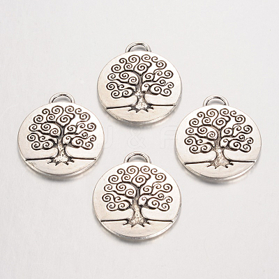 Tibetan Style Alloy Enamel Pendants Setting LS-TIBEP-3395-AS-NR-1