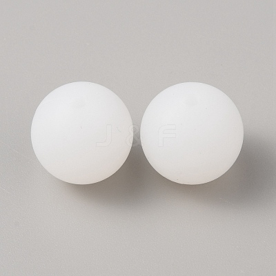 Luminous Round Food Grade Silicone Beads SIL-TAC0007-04A-1