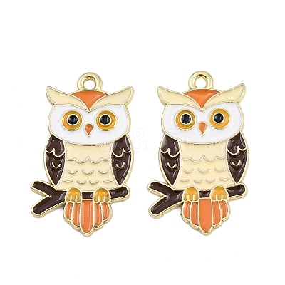 Thanksgiving Theme Alloy Enamel Pendants FIND-I065-04A-G-1