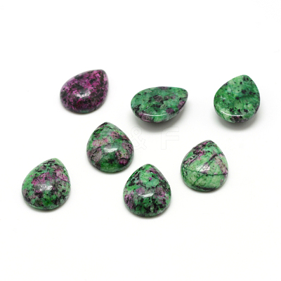 Synthetic Ruby in Zoisite Gemstone Cabochons G-T024-18x25mm-15-1