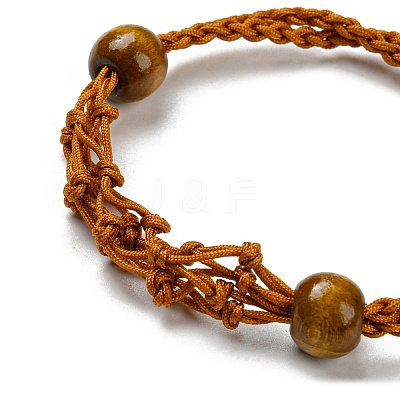 4Pcs Nylon Braided Bracelet BJEW-SZ0002-49B-1