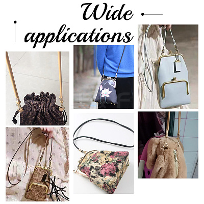 5Pcs 5 Colors PU Leather Bag Straps FIND-PH0017-60-1