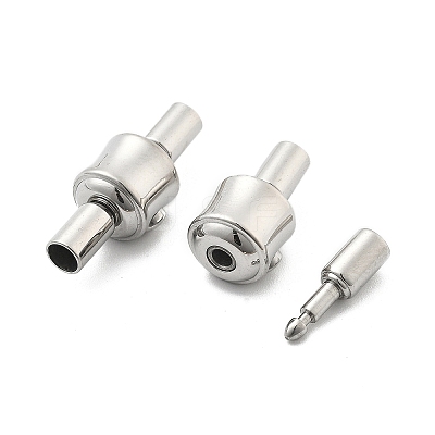 304 Stainless Steel European Clasps STAS-Z115-04P-08-1