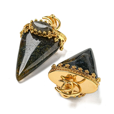 Natural & Synthetic Gemstone Big Pendants G-F639-06-G-1