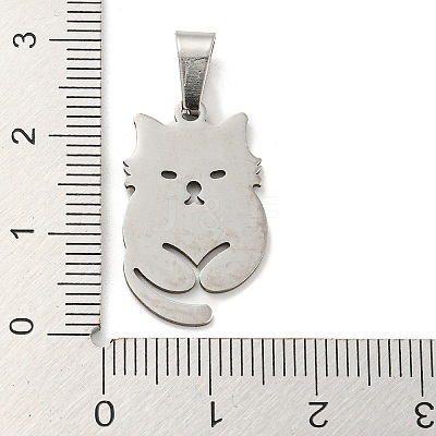 Non-Tarnish 304 Stainless Steel Pendants LS-STAS-H184-20P-1