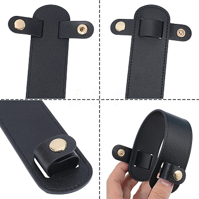 Imitation Leather Bag Strap Covers DIY-CL0001-73B-1