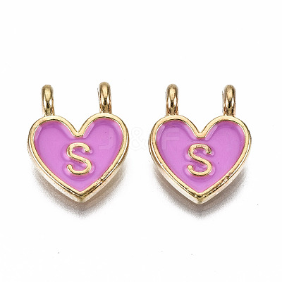 Alloy Enamel Charms ENAM-T012-02S-RS-1