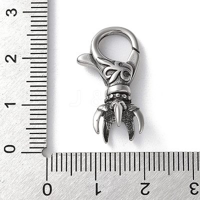 316 Stainless Lobster Claw Clasps STAS-D303-07AS-1