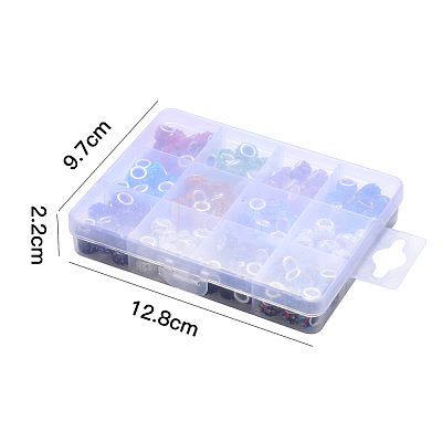 Polymer Clay Rhinestones European Beads FPDL-S015-01-B-1