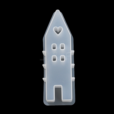 House Shape DIY Display Decoration Silicone Molds DIY-K073-08B-1