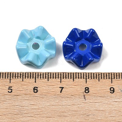 Opaque Acrylic Beads OACR-H058-19-1