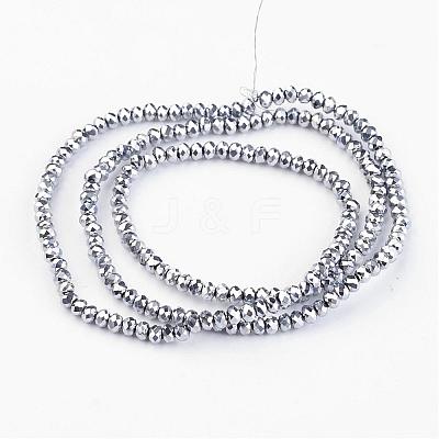 Electroplate Glass Bead Strands EGLA-G014-2mm-FP03-1