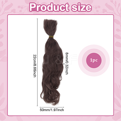 Soft Wool Fabric DIY-WH0622-346A-1