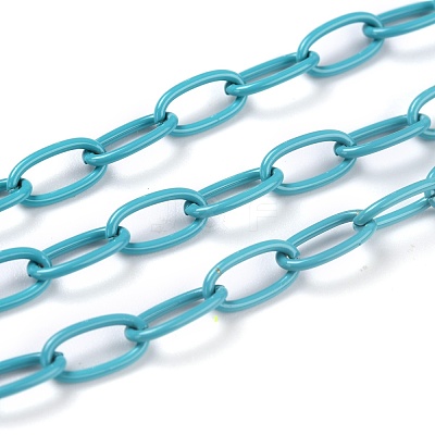 3.28 Feet Spray Painted Brass Cable  Chains X-CHC-H103-02B-1