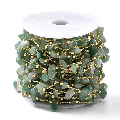 Handmade Beaded Chain CHC-D027-01G-09-1