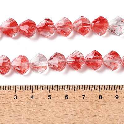 Inner Flower Handmade Lampwork Beads Strands LA-CBA3F7A-02L-1