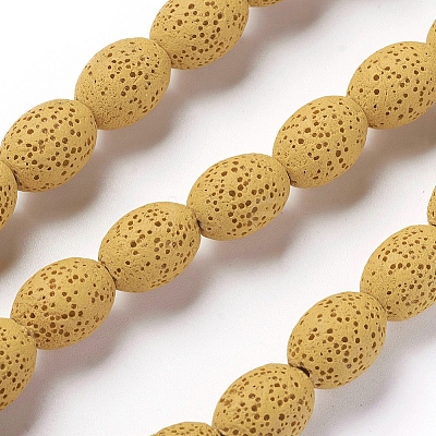 Natural Lava Rock Beads Strands G-F671-03B-10-1