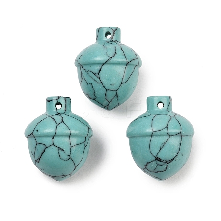 Synthetic Turquoise Pendants G-K354-13G-1
