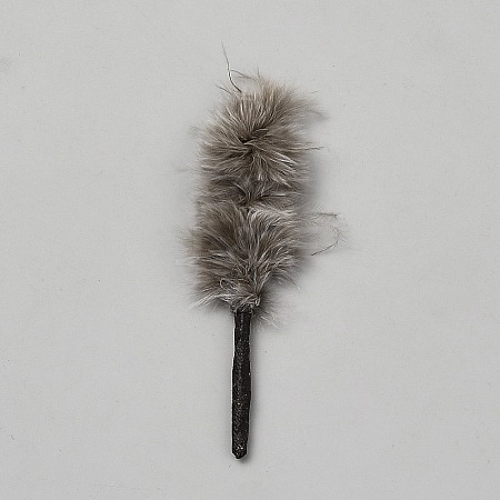 Miniature Resin Artificial Feather Duster MIMO-WH0001-005-1