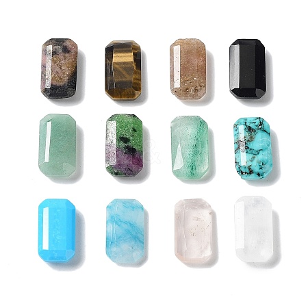 Natural & Synthetic Mixed Gemstone Cabochons G-C057-04A-1