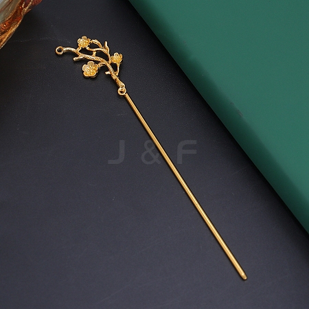 Alloy Hair Stick Findings PW-WG35024-02-1