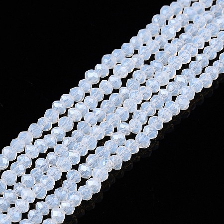 Electroplate Glass Beads Strands EGLA-A044-J1mm-A06-1