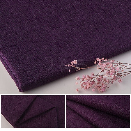 Polyester Imitation Linen Fabric DIY-WH0199-16I-1