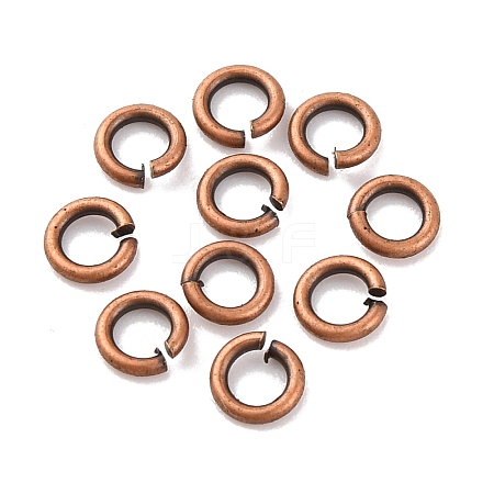 Brass Open Jump Rings KK-G514-01B-R-1