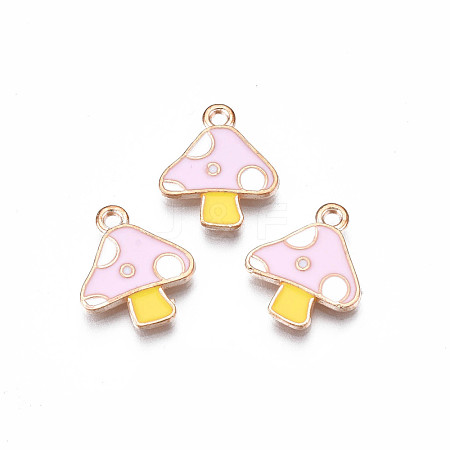 Autumn Theme Alloy Enamel Charms ENAM-S115-143C-1