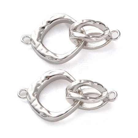 925 Sterling Silver Fold Over Clasps STER-K176-20P-1