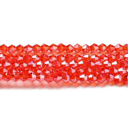 Transparent Electroplate Glass Beads Strands LS-EGLA-A039-T2mm-A14-1