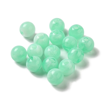 Imitation Gemstone Acrylic Beads OACR-M006-06A-1