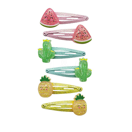 3 Pairs 3 Styles Cute Children's Hair Clips PW-WG4041C-02-1