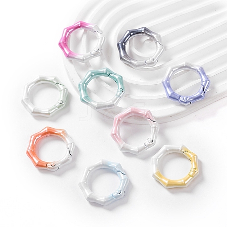 Zinc Alloy Spring Gate Rings PW-WG97648-01-1