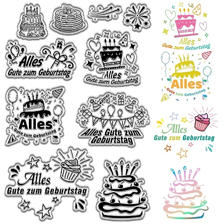 Custom PVC Plastic Clear Stamps DIY-WH0439-0354-1