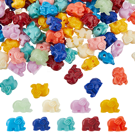 100Pcs Synthetic Coral Beads CORA-HS0001-01-1