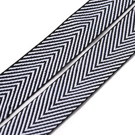 Polyester Twill Tape Ribbon OCOR-WH0073-85B-1