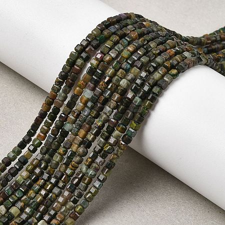 Natural Fuchsite Beads Strands G-RM241221-K7-1
