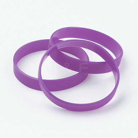 Silicone Wristbands Bracelets X-BJEW-J176-14-1