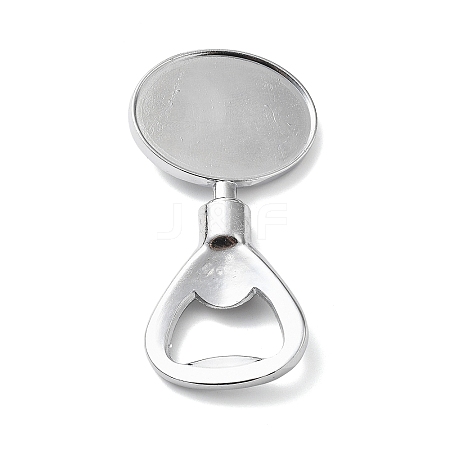 Zinc Alloy Bottle Opener Cabochon Component PALLOY-D312-01P-03-1