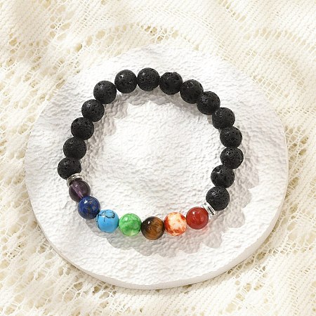 Yoga Chakra Jewelry X-BJEW-K142-A-1