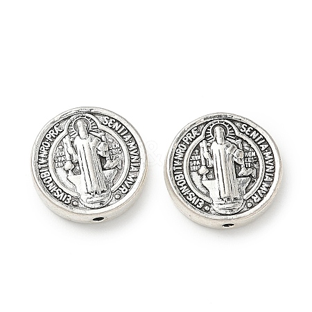 Religion Alloy Beads FIND-E051-12AS-1