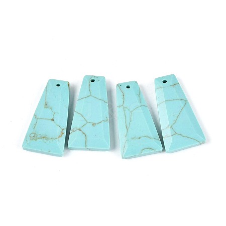 Synthetic Turquoise Pendants G-Q601-10C-1