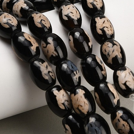 Natural Agate Beads Strands GG-CBA4812-A04-10x14MM-1