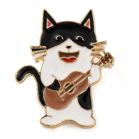 Cartoon Cat Enamel Pins JEWB-S024-02A-1