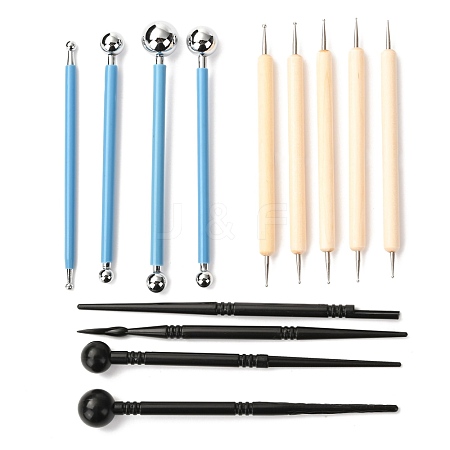 Wooden Sculpture Clay Tool DIY-P024-B02-1