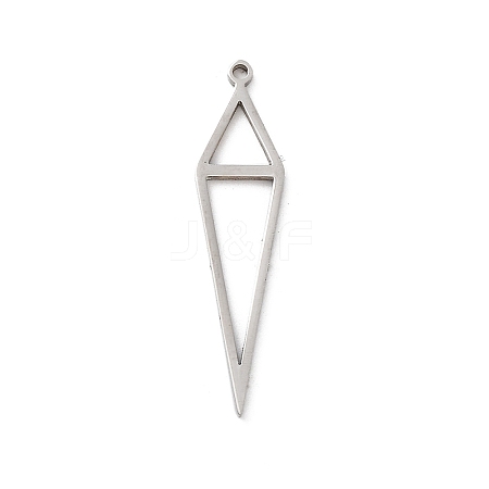 Non-Tarnish 304 Stainless Steel Pendants STAS-R226-02P-1