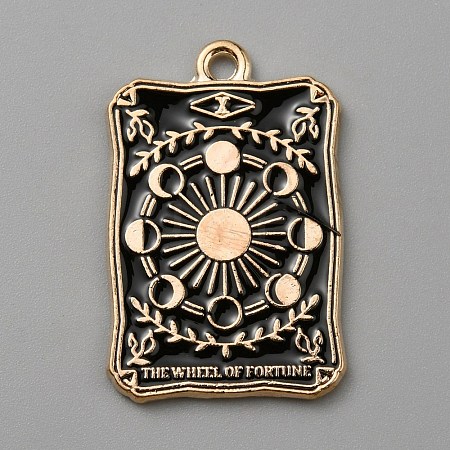 Alloy Enamel Pendants ENAM-WH0064-24I-1